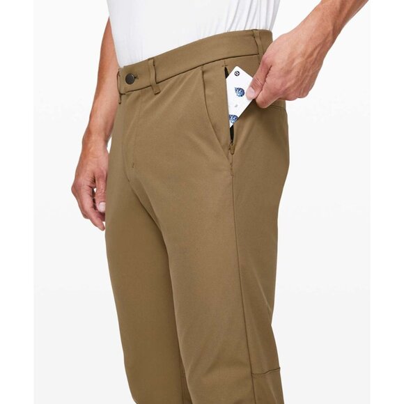 Lululemon Commission ABC Pants Slim Warpstreme Artifact Khaki Tan 30 Short - Picture 3 of 11